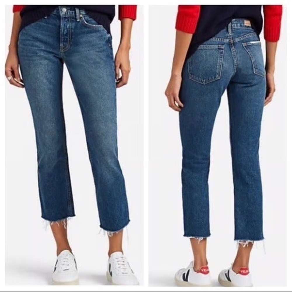 GRLFRND Tatum Jeans in Only Lies 28 Mid-Rise Micro‎ Boot Jean